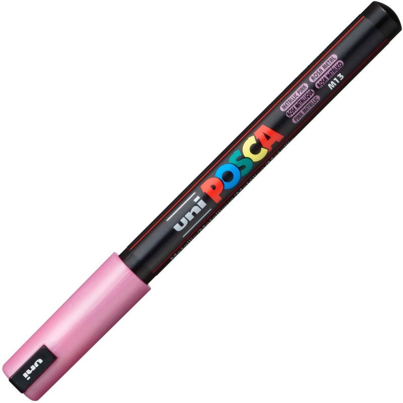 Marqueur Posca PC-1MR rose métallique | pointe extra-fine calibrée ...