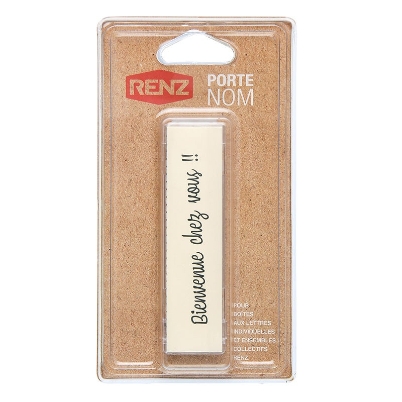 Targhetta in plastica per cassetta delle lettere tipo RENZ - 023723 - 3
