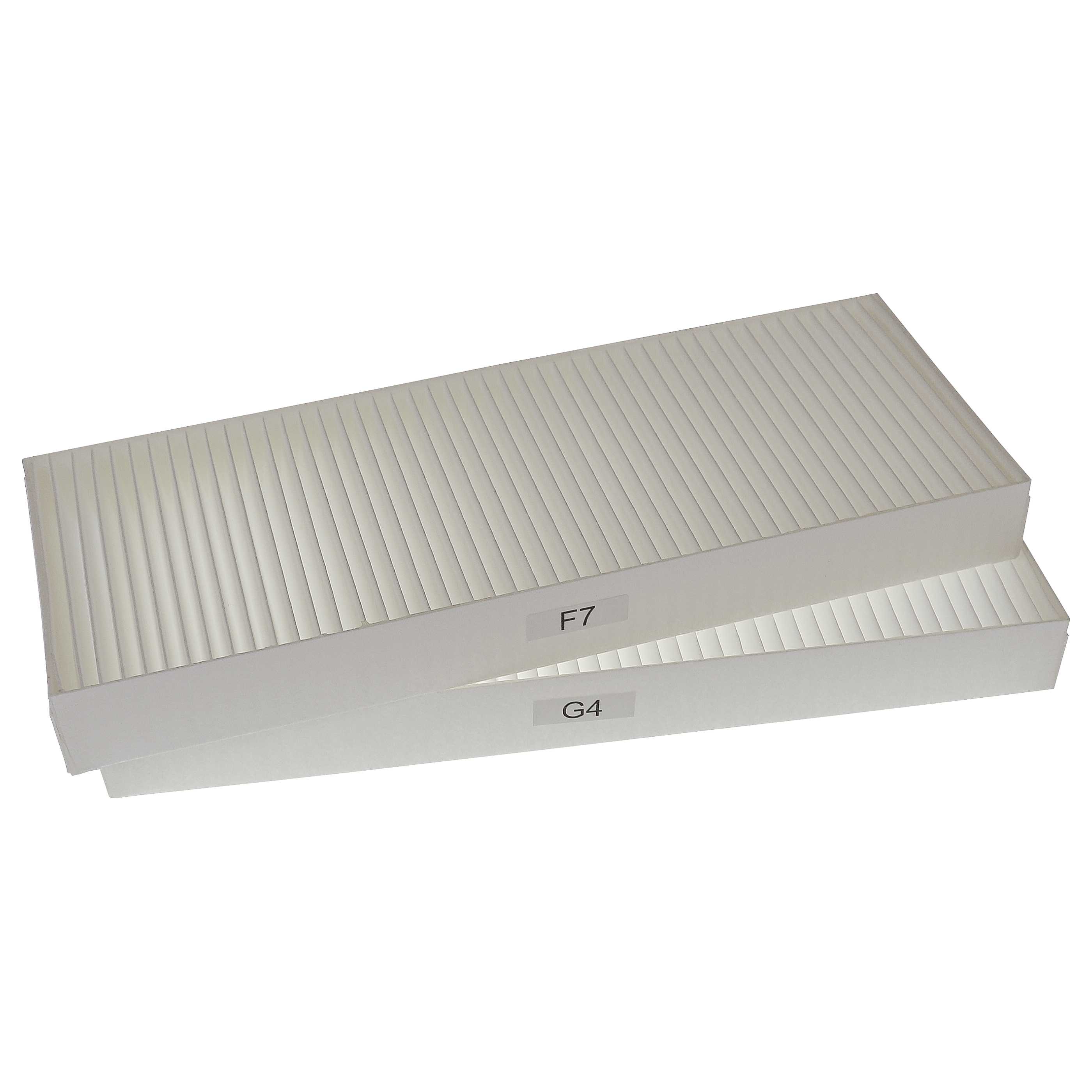 Vhbw 2x filtro G4 compatibile con Zehnder Paul Novus 300, Novus 450