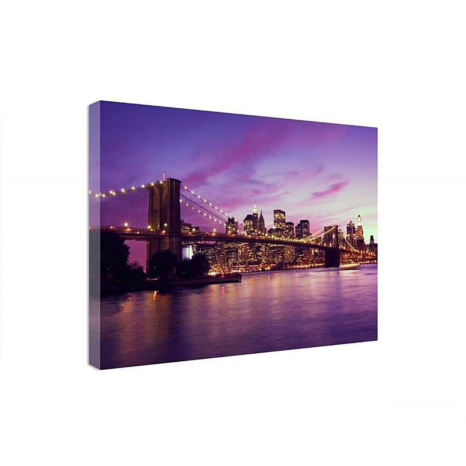 Tableau manhattan au coucher du soleil - 80 x 60 cm - 2