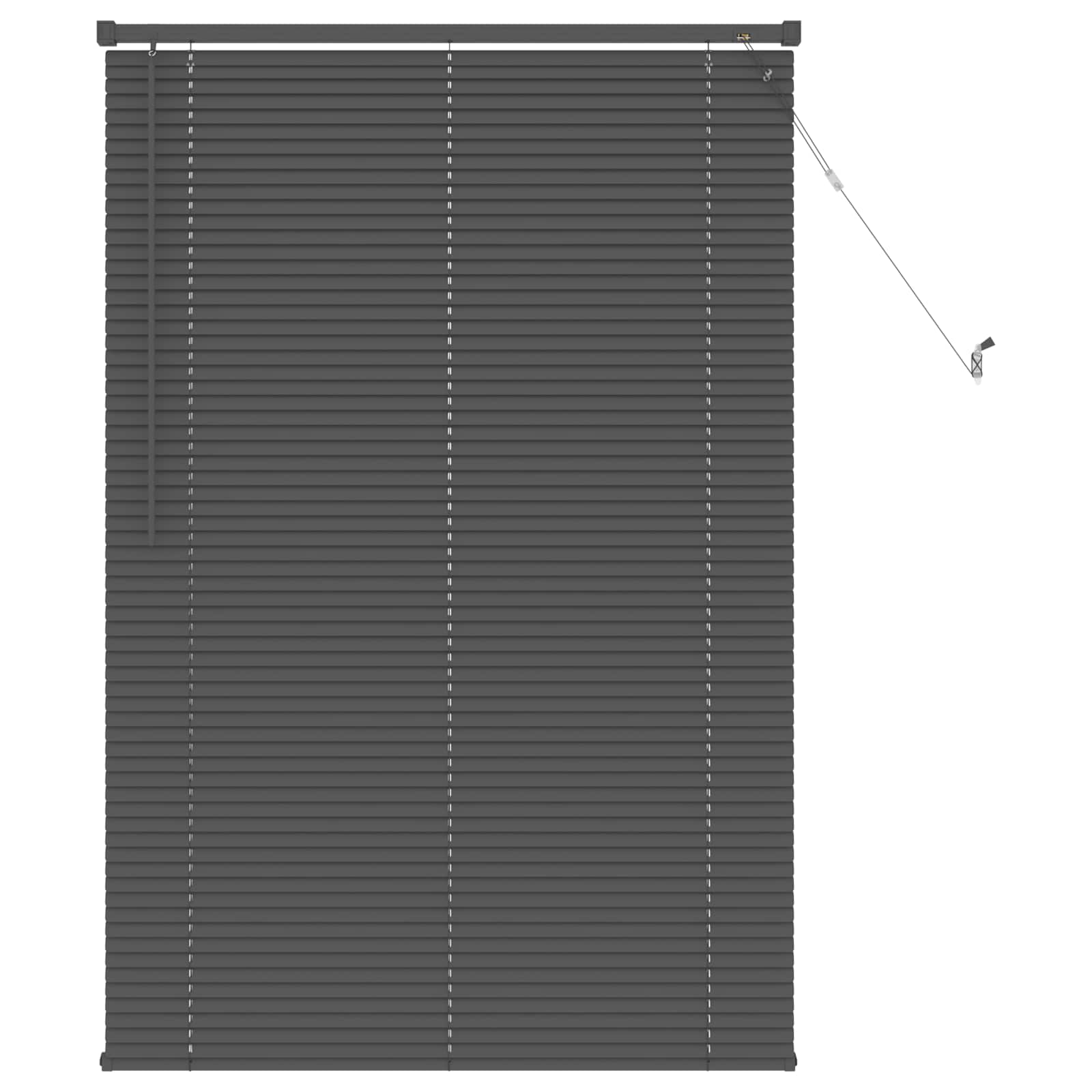 vidaXL Store Vénitien Gris Argenté 150 x 100 cm 25 mm PVC - 2