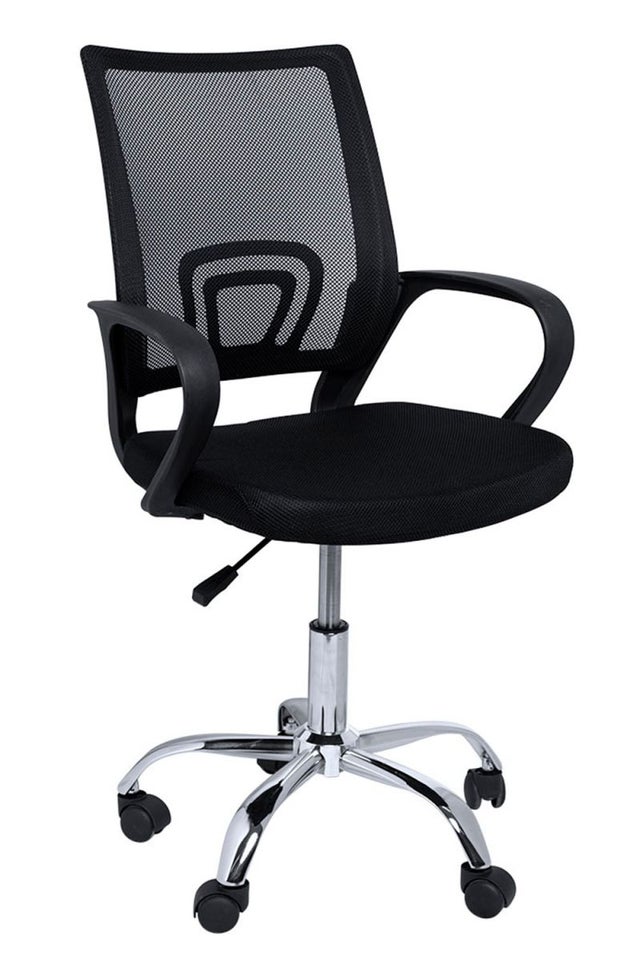 Regalos Miguel - Silla de Oficina Negra Midi Pro - Máxima Ergonomía - Ideal para Escritorio y Gaming