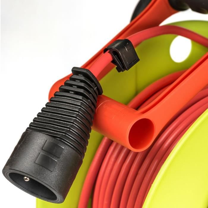 Enrouleur de câble Standard SM1 avec fiche, prolongateur et rallonge 1,5m - H05VV-F 3G1,5 48,5 + 1,5m - 7