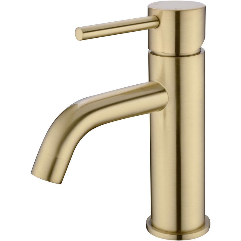 kran do umywalki, kran do umywalki, niski poziom hałasu, bez rozpryskiwania, kran do umywalki z przyłączem do podgrzewacza/zamrażarki, złoty