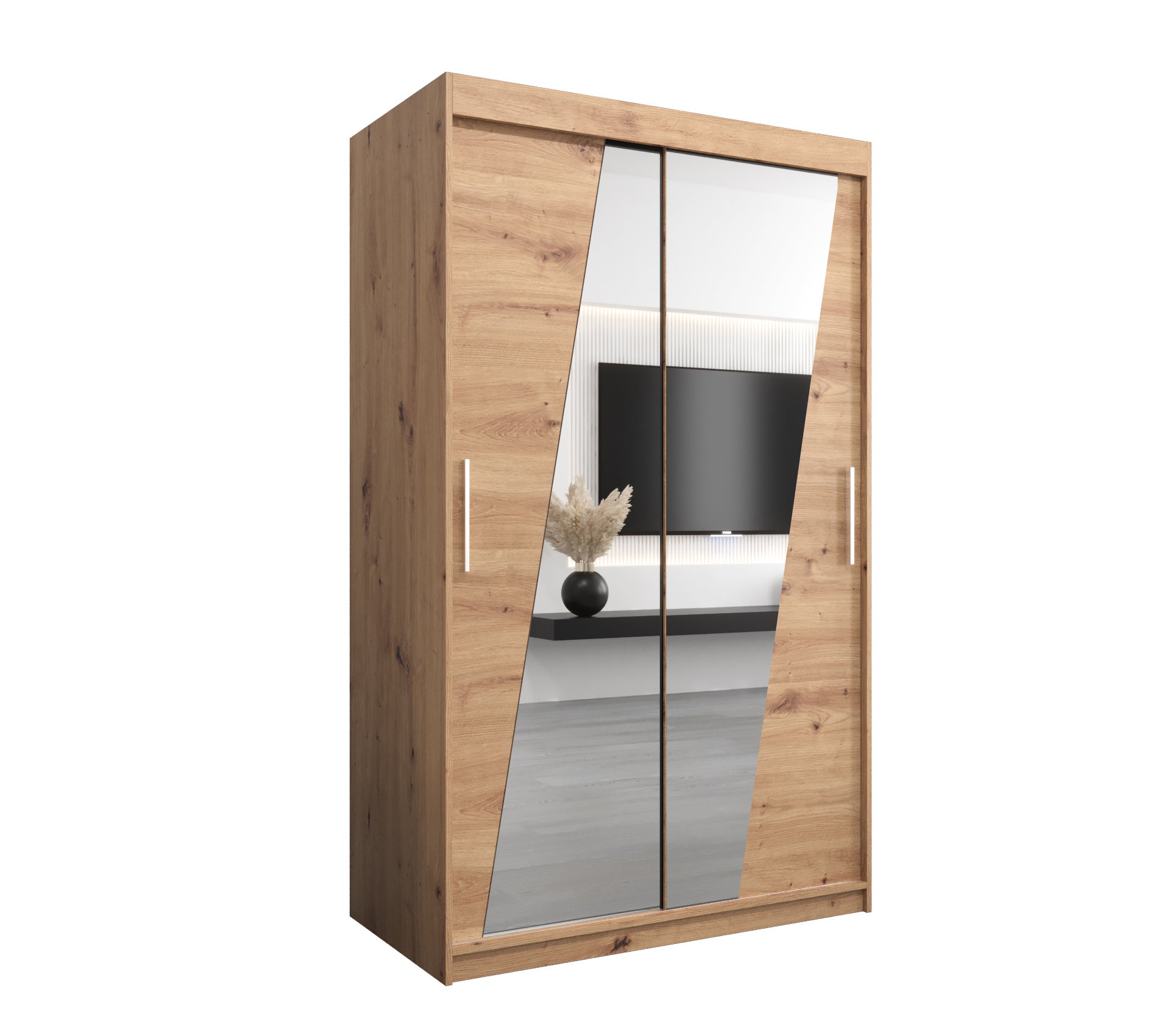 Szafa przesuwna garderoba RHOMB 120 x 62 x 200 cm Artisan - Abiks Meble