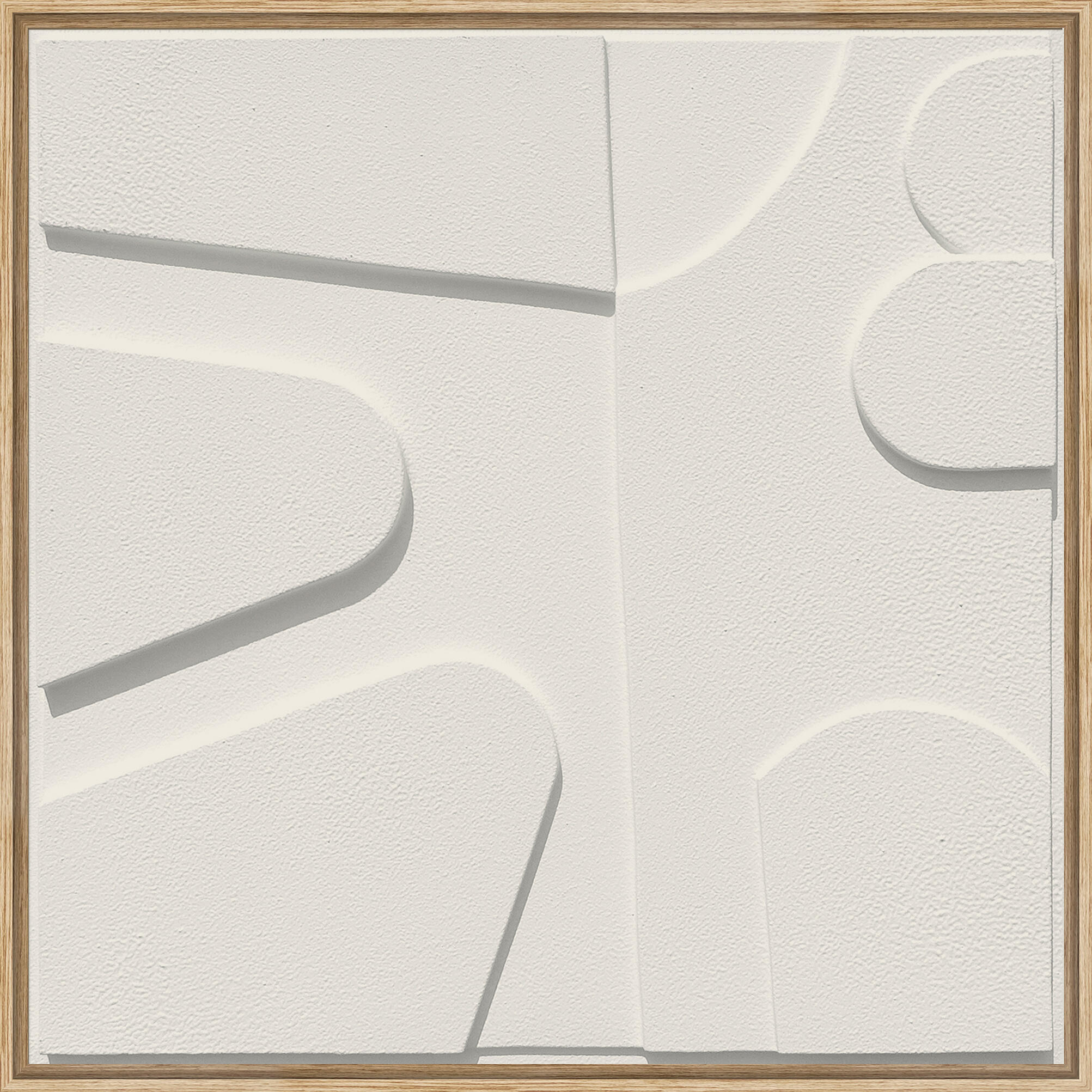 Tableau peint avec cadre Style Géométrique 57 cm x 57 cm - 3