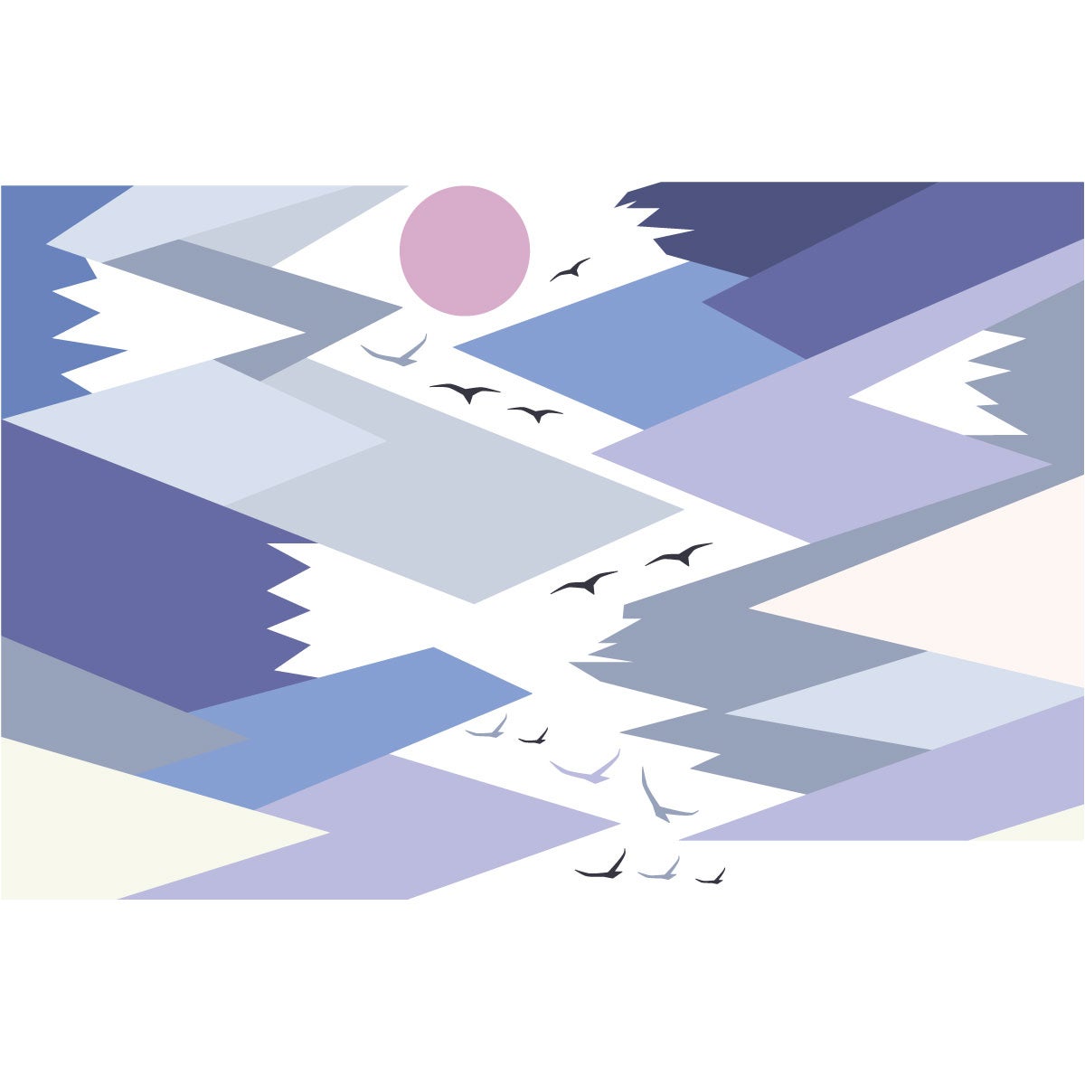 Adesivo bambino di montagna scandinavo solanka - Sticker adesivo - adesivi murali - 50x75cm - 4