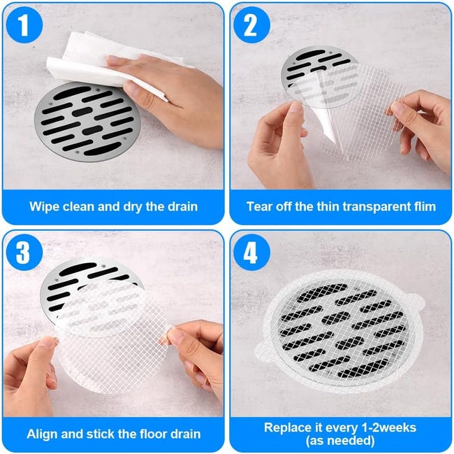 Filtre Attrape-cheveux,crépine D'évier, Filtre à Cheveux Pour Drain Douche Et Baignoire 100 Pieces 96606980 Filtre Attrape-cheveux,crépine D'évier, Filtre à Cheveux Pour Drain Douche Et Baignoire 100 Pieces 96606980