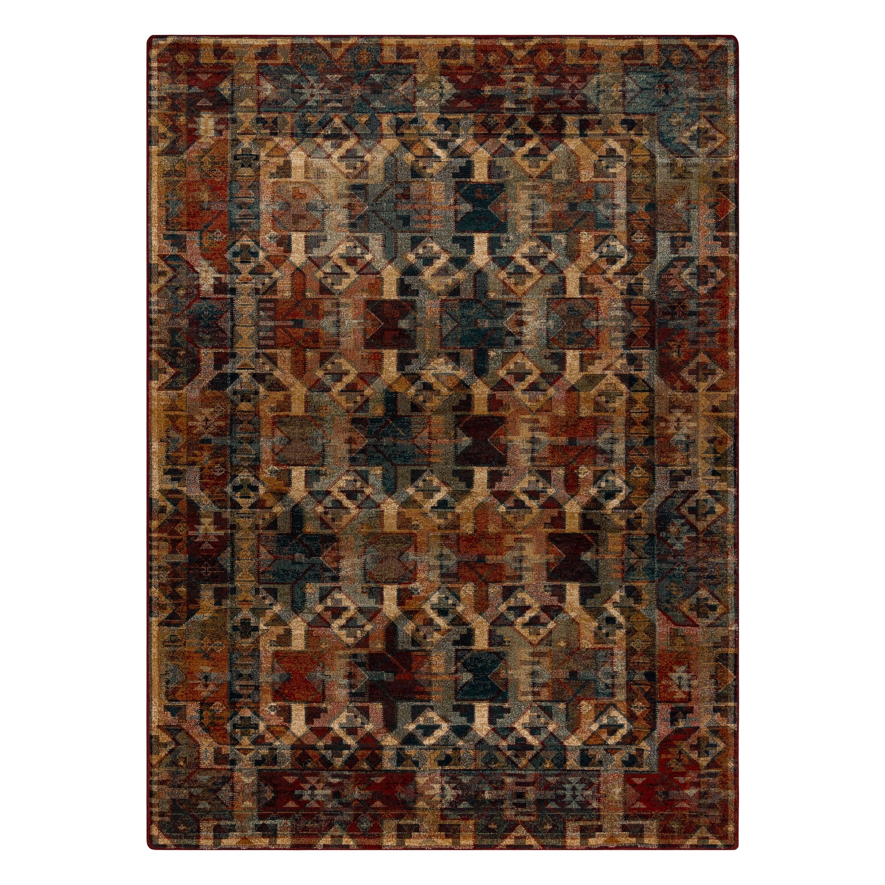 Dywan wełniany OMEGA HIMBA jasny rubin 235x350 cm - 2