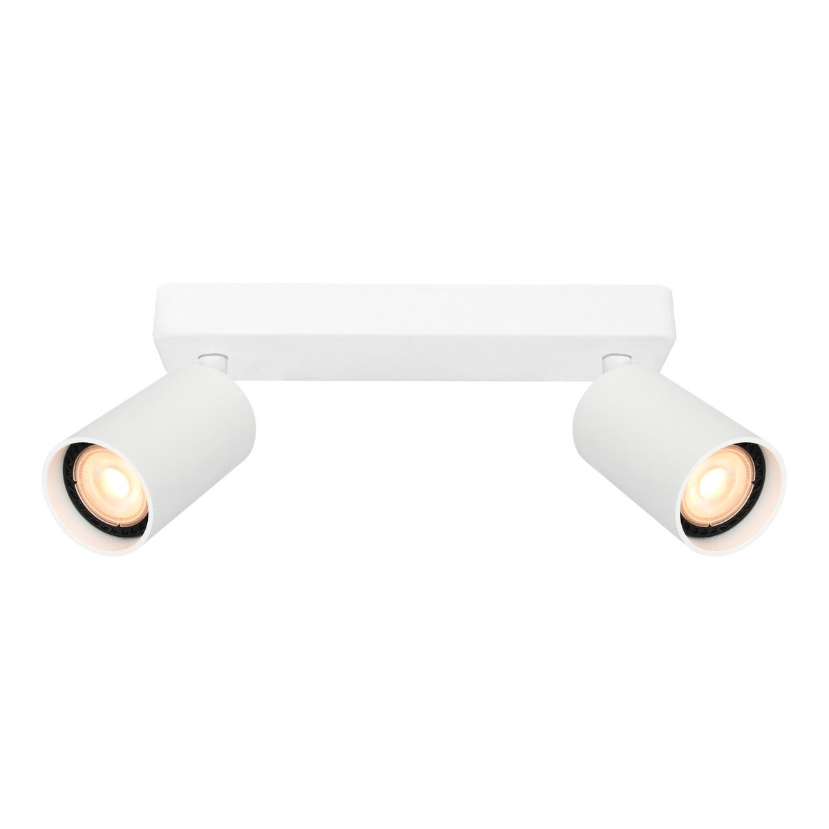 Lampa sufitowa wisząca Nesto biały piaskowany 2xGU10x10W wym: 13 x 24 x 5,5 cm aluminium Italux