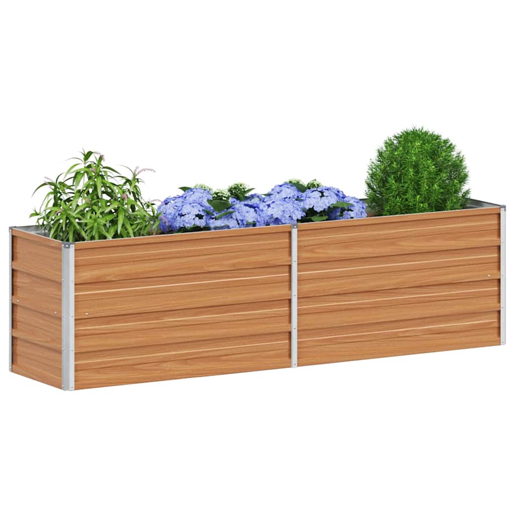 vidaXL Jardinière surélevée Marron Clair 160 x 40 x 45 cm - 3
