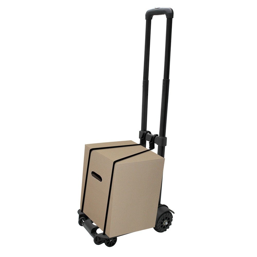Pack and Move - Carrinho de mão dobrável - 50 kg - Movimentação e transporte - Leve compacto - Carrinho mão pequeno - telescópica - Tensor integrado - 8