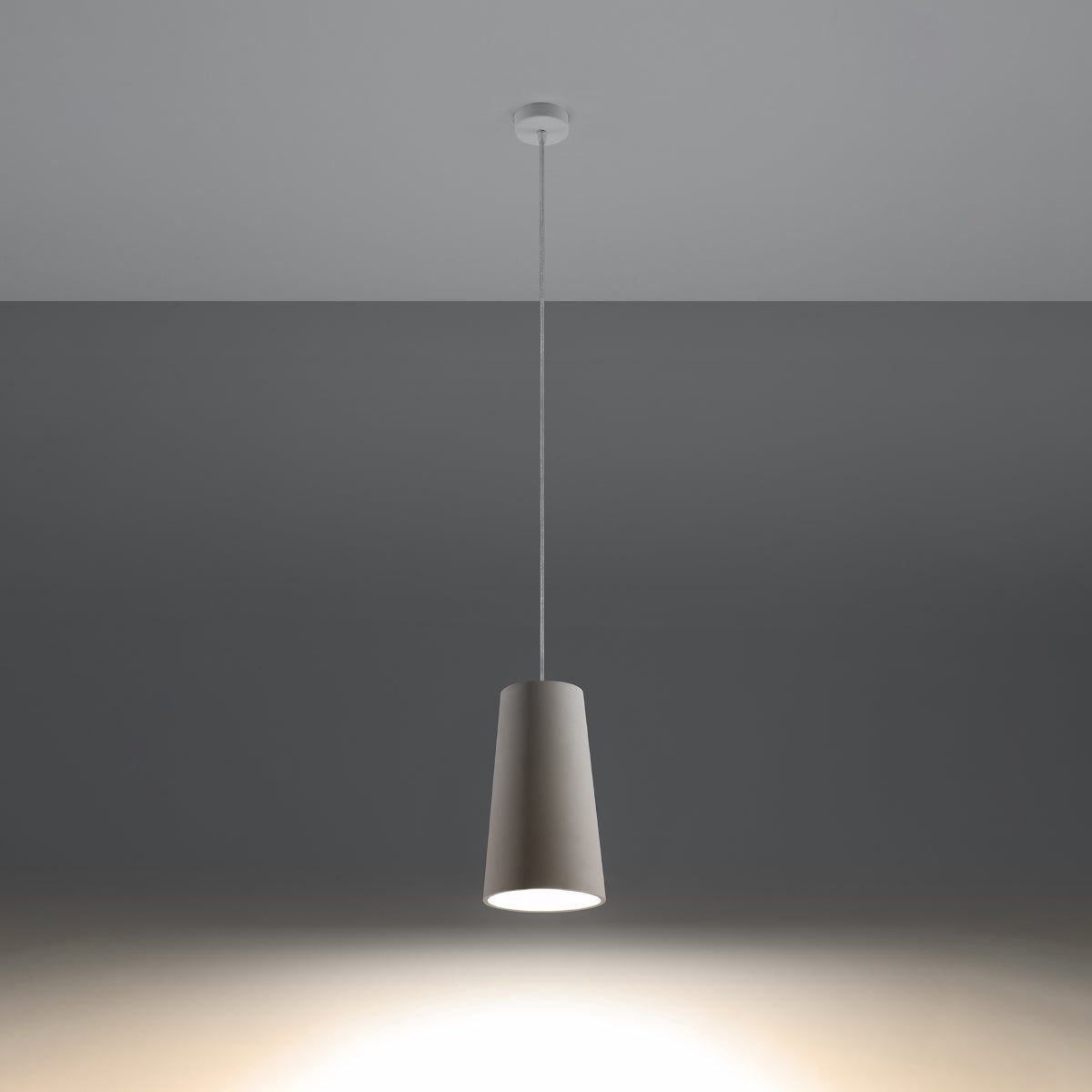 Lampa wisząca ceramiczna SPEIM LED 3000K - 16x16x128cm Sollux