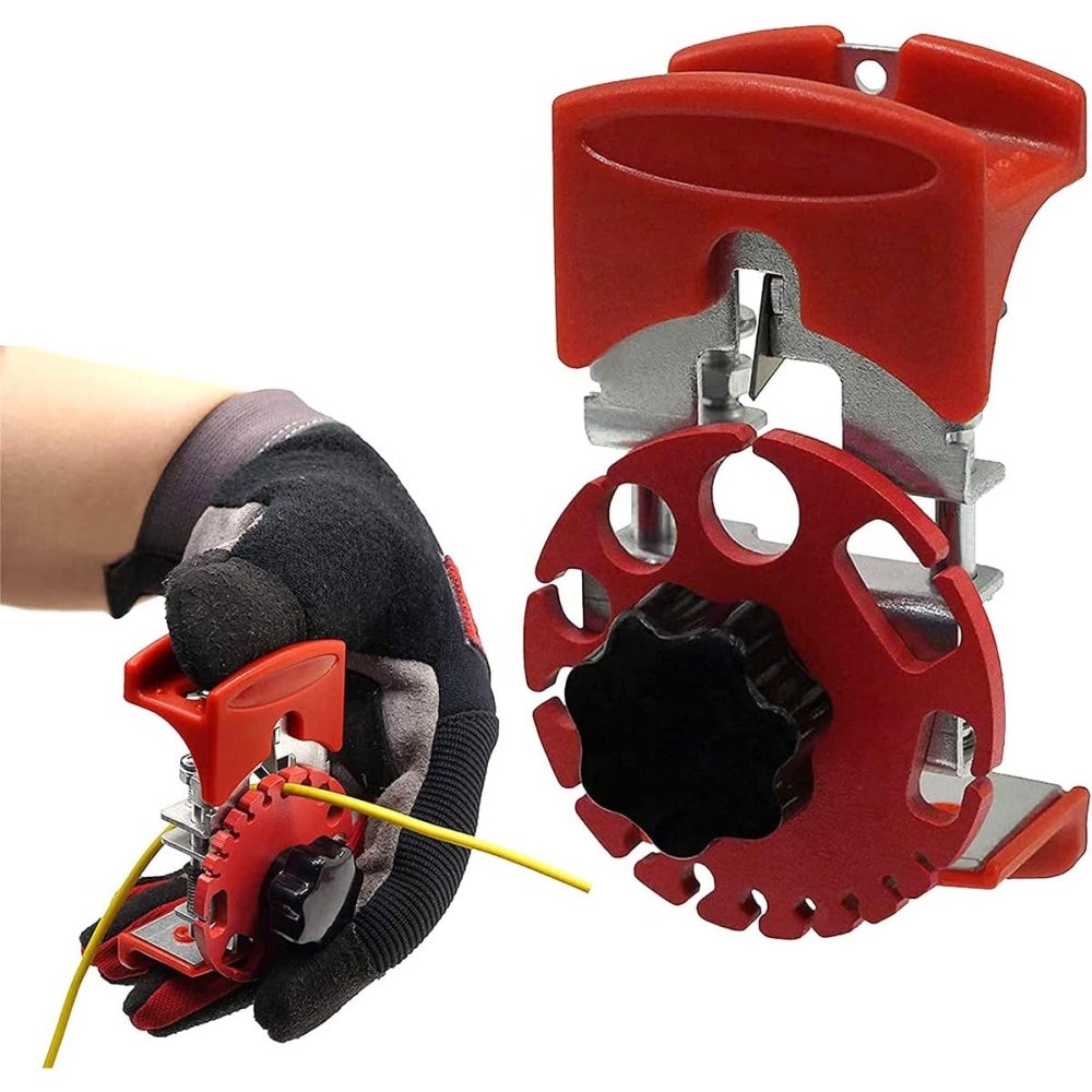 Spellafili elettrico manuale multifunzionale Spellafili manuale per rame con profondità regolabile, 11*7*6 - 5