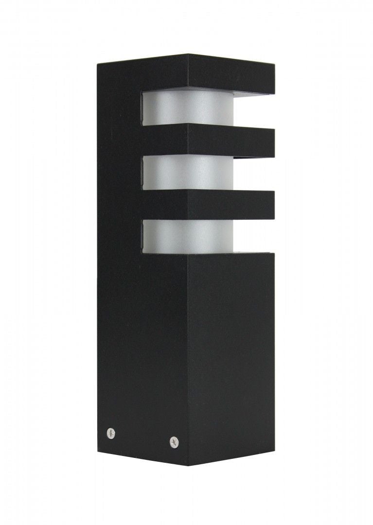 Lampa ogrodowa stojąca Rado czarna 1xE27x18W IP54 wym: 25 x 8 x 8 cm aluminium SU-MA