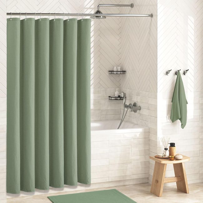 Tenda da docca floreale colorata, tenda Boho Tenda da docca floreale Tenda da docca floreale colorata, tenda Boho Tenda da docca floreale