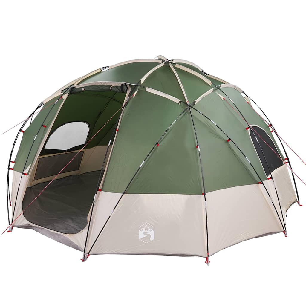 Namiot campingowy z dachem Zielony 475 x 475 x 235 cm Poliester