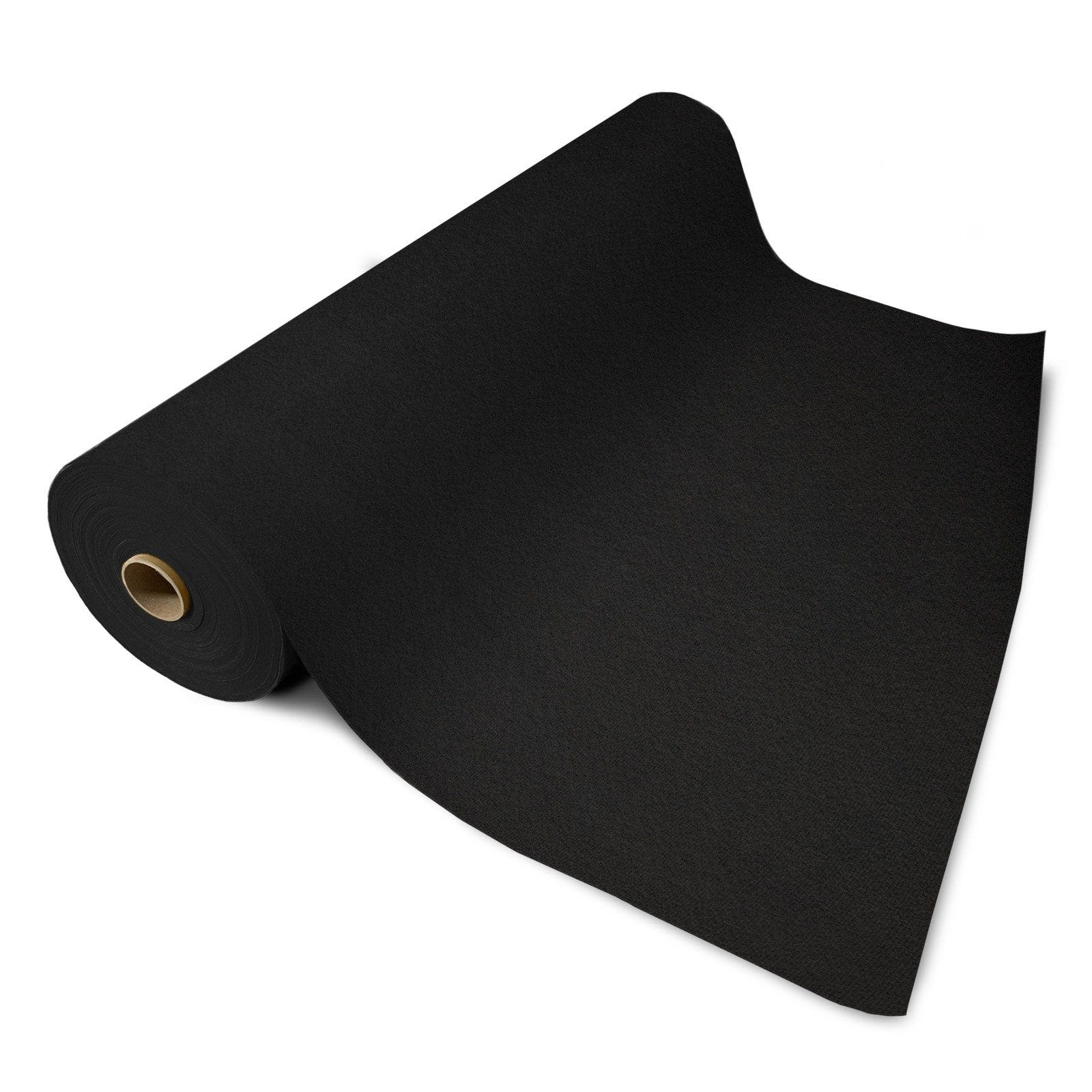 Tapis De Couloir Noir 61cm X 4,6m - Idéal Mariages, Événements Et Cérémonies - Usage Intérieur Extérieur