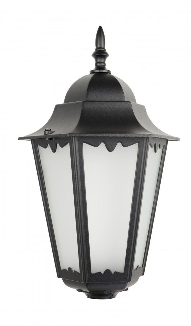 Lampa ogrodowa stojąca Retro czarna 1xE27x60W IP43 wym: 40 x 23 x 23 cm aluminium SU-MA