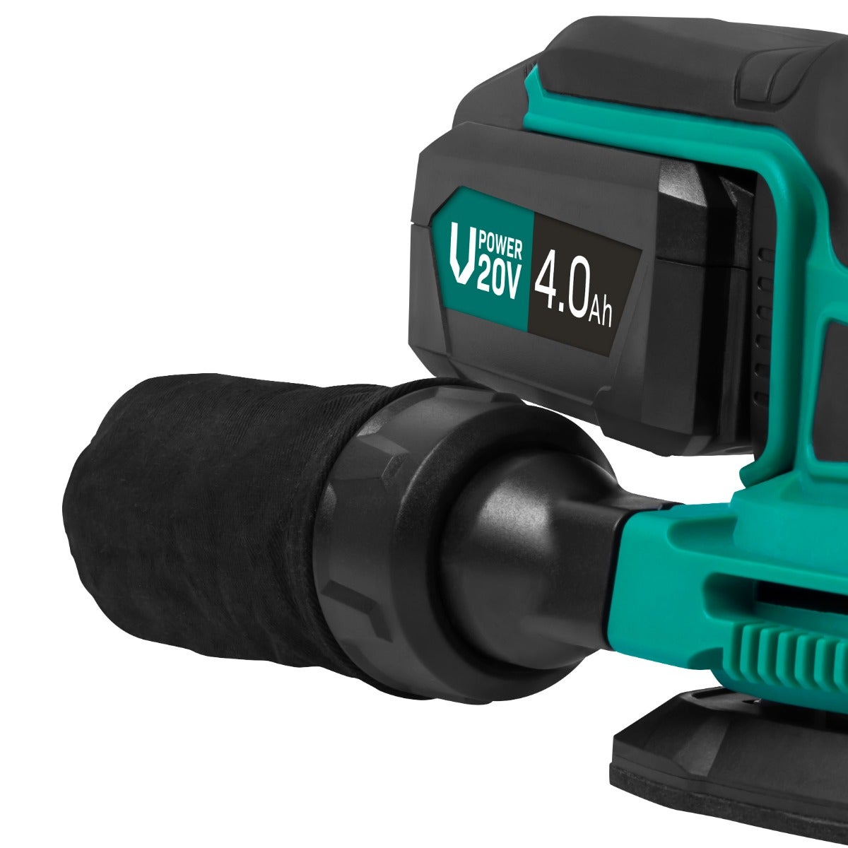 Ponceuse delta multifonction VONROC sans fil 20V - 6 feuilles abrasives, 1 batterie 4.0Ah et chargeur inclus - 4