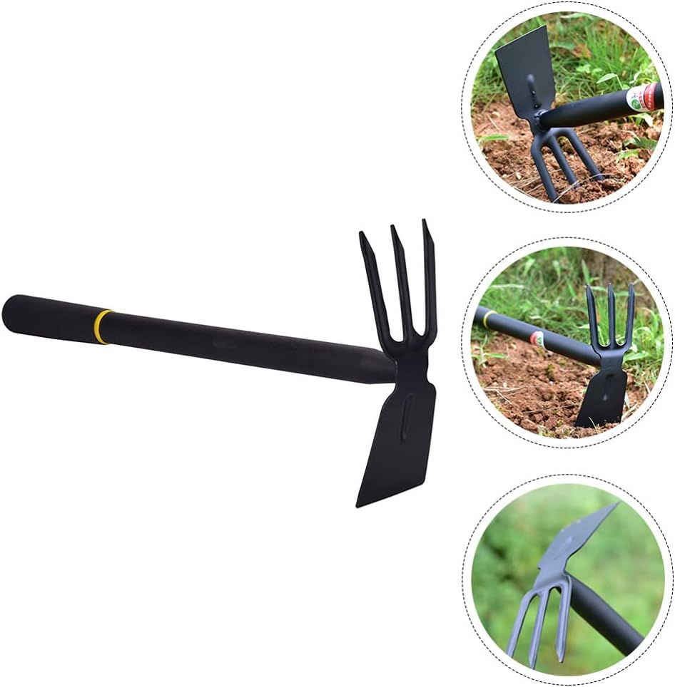Houe Outil De Jardin Robuste,Outil De Houe De Jardin - Houe de Jardin et cultivateur | Outils de houe à Main de Jardin, houe de désherbage en Acier avec Manche en Bois