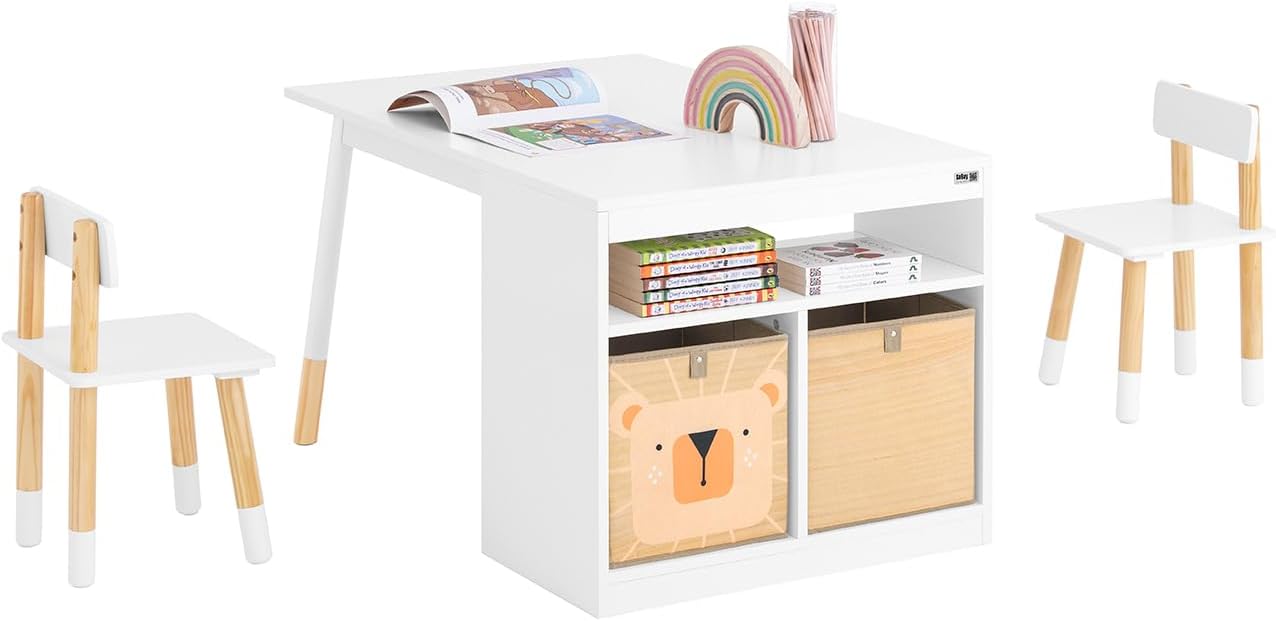 SoBuy Regał 90 cm x 53 cm x 60 cm biały KMB113-W