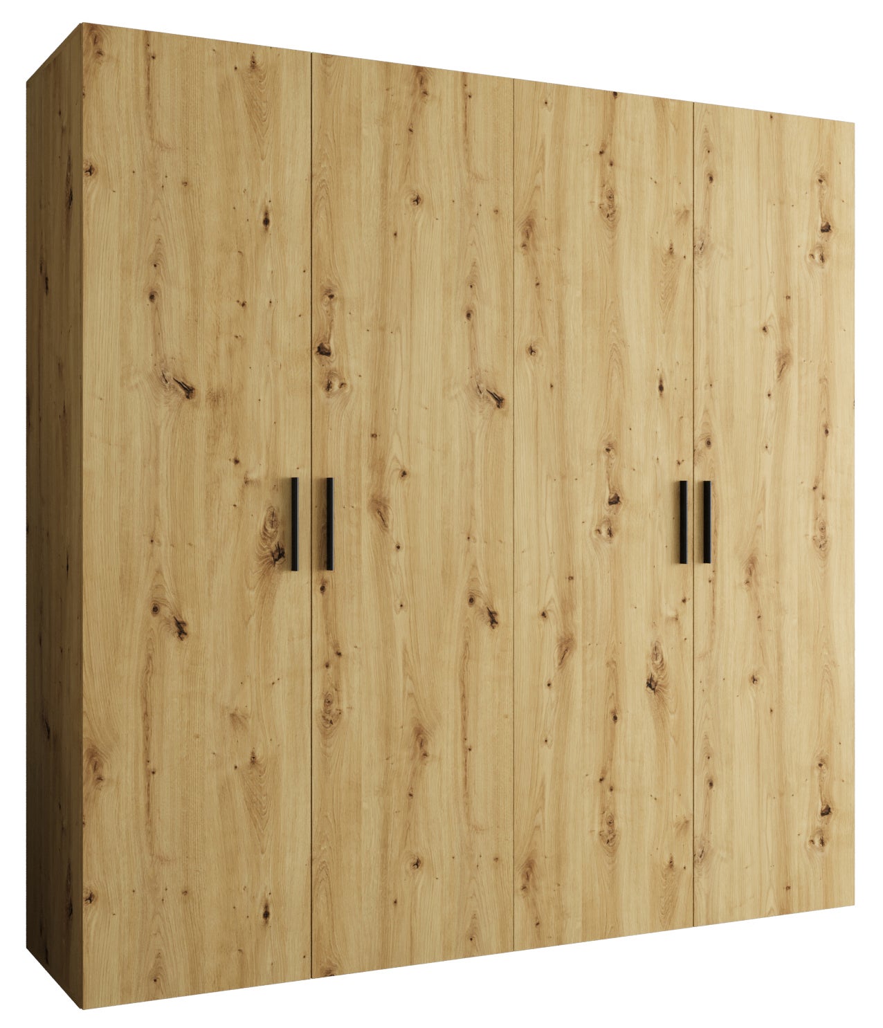 Szafa uchylna otwierana Bari 1 200 x 52 x 202 cm artisan + u. czarny Abiks Meble