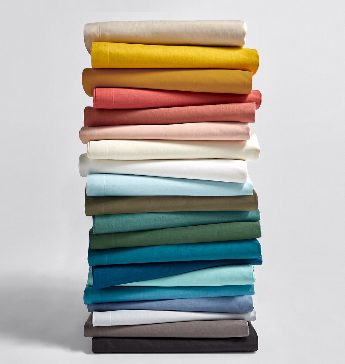 Drap housse uni polycoton, bonnet 25cm, Scenario - Beige galet - 160 x 200 cm - 9