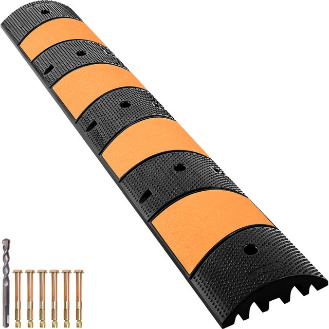 Bosse de Contrôle de Vitesse VEVOR en Caoutchouc, Pack Unique, 2 Canaux, 72,8