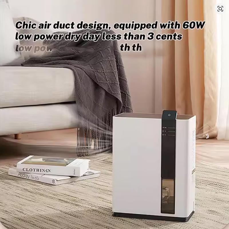 Déshumidificateur puissant et silencieux 40 m², 38 dB, design compact blanc avec contrôle intelligent et faible consommation d’énergie - 2