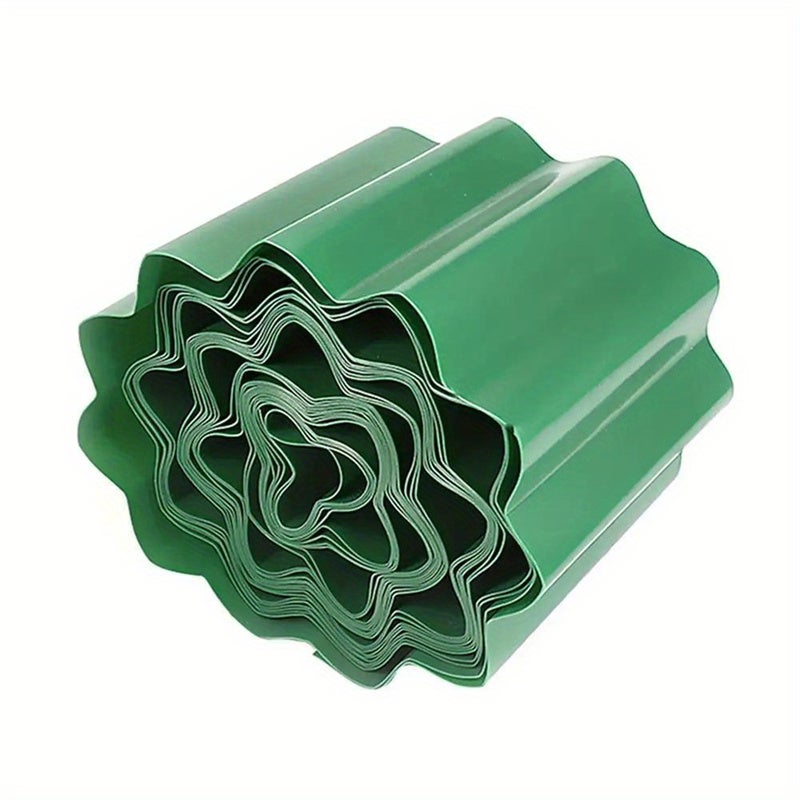 1 rouleau de bordure de jardin, clôture de bordure paysagère, bordure décorative pour plantes et fleurs, accessoires de jardin extérieur, 20 x 900 cm - 2