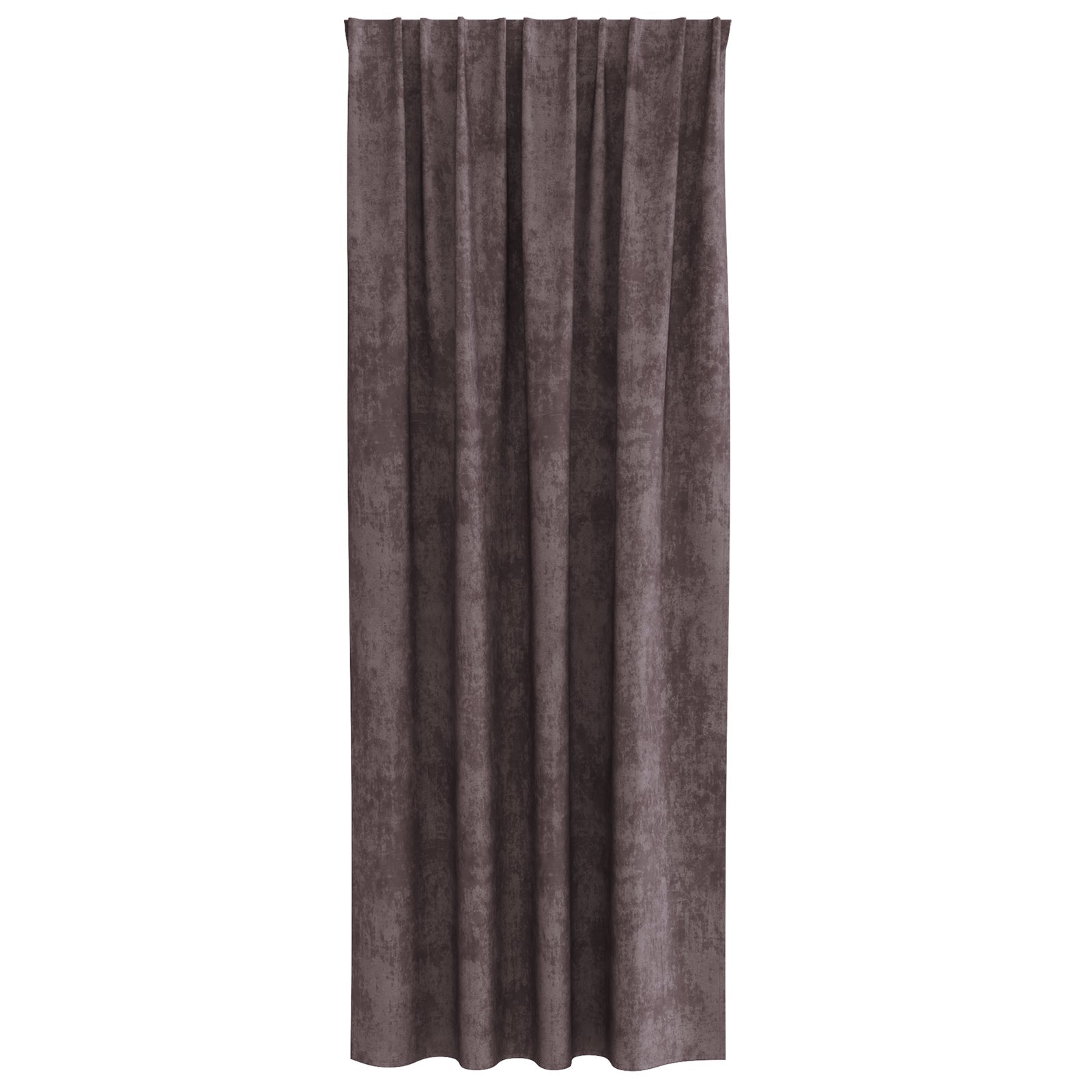 Zasłony z weluru z zasłonami 2 pcs Brązowy 260 x 140 cm Aksamit vidaXL