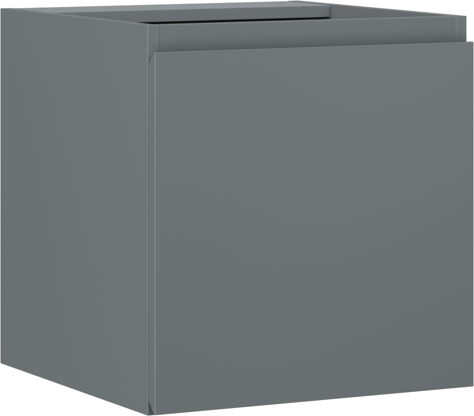 Mexen Orio szafka łazienkowa podumywalkowa 45 cm, 1 drzwi, grafit mat - 91A11-04547-1-BF66
