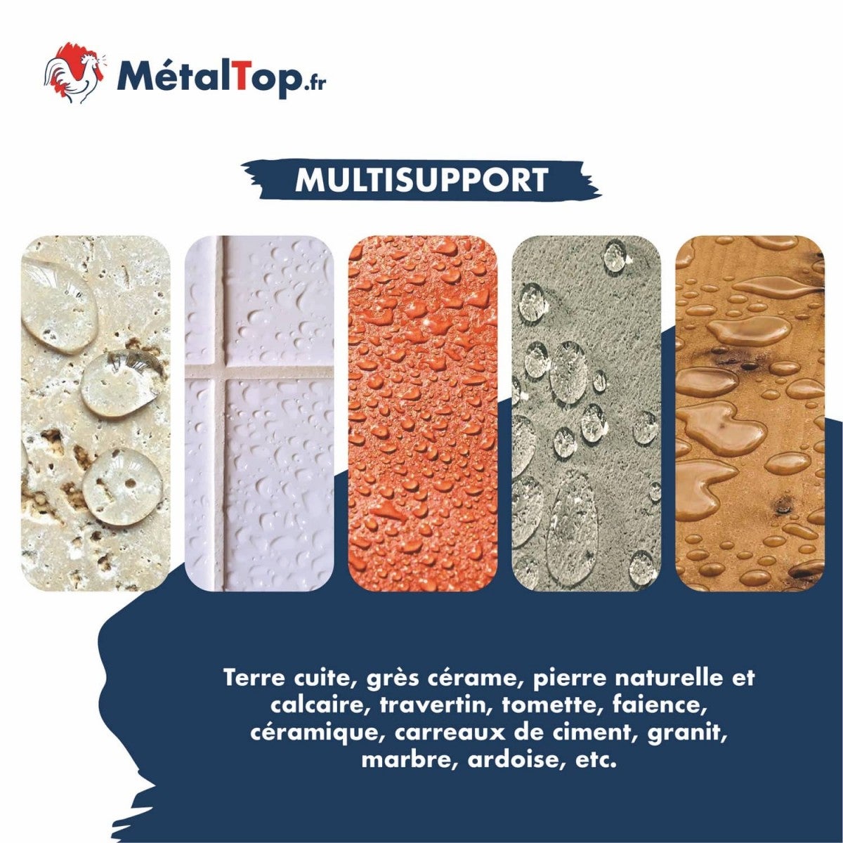 Hydrofuge Carrelage - 5 L - Métaltop - 6