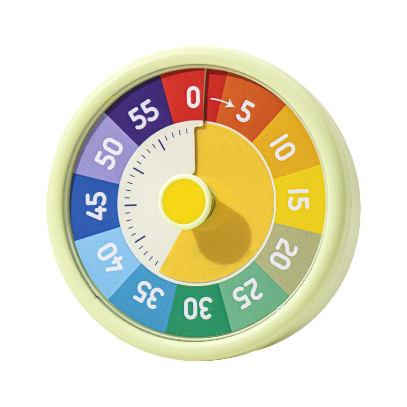Minuteur visuel avec veilleuse, compte à rebours de 60 minutes minuteur Minuteur visuel avec veilleuse, compte à rebours de 60 minutes minuteur