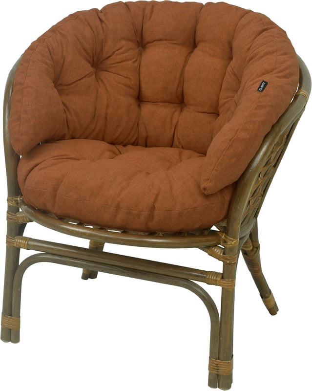 Poduszka na fotel rattanowy rattan AMPO koniak 1 szt.