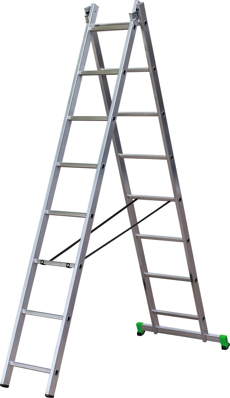 Échelle transformable avec stabilisateur CLT2 Centaure - 2 plans - 2 x ...