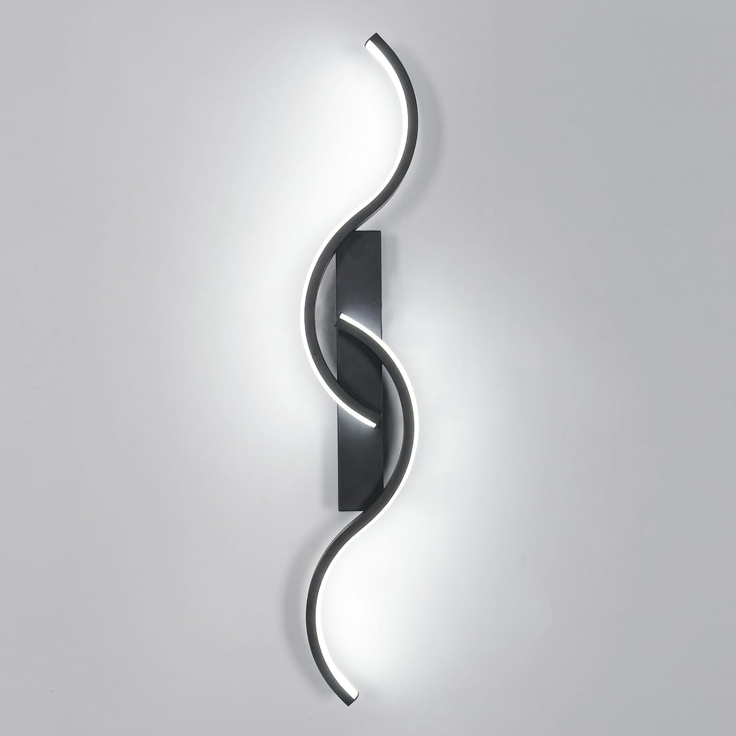 Applique Murale Extérieur Intérieur,22W 3000K blanc chaud Moderne Luminaire Murale,Éclairage Murals Imperméable IP65,Décorative Mur Lampe avec LED Panneau Rotatif pour Couloir Entrée Jardin,Blanc