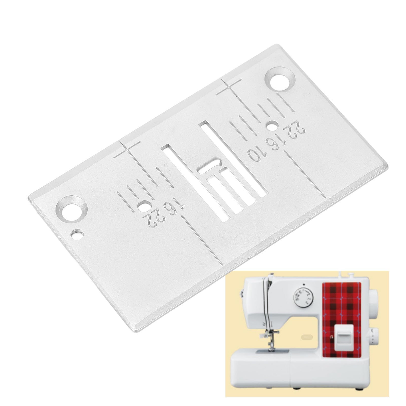 Othmro SP-18L Piedino Per Macchina Da Cucire Industriale – 3 Pezzi Con Guida Destra 6mm (Acciaio, Argento)