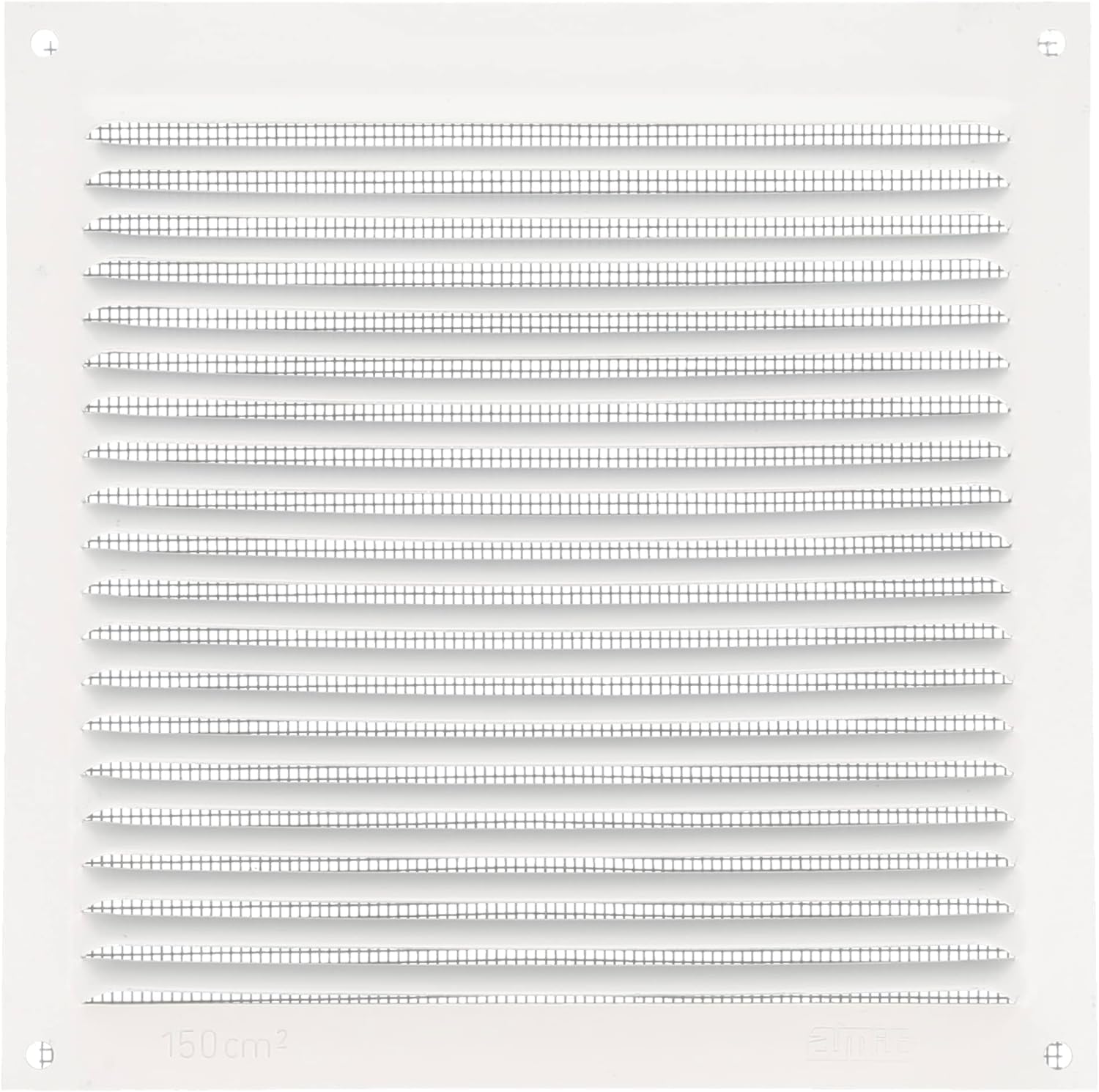Amig - Grille de ventilation carrée en Aluminium avec moustiquaire ...