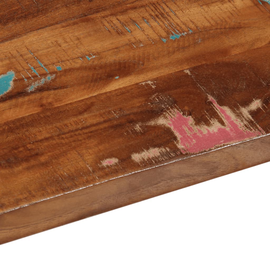 Dessus De Table En Pin Massif 90x40x2,5 Cm - Planche Rectangulaire Brute - Style Rustique