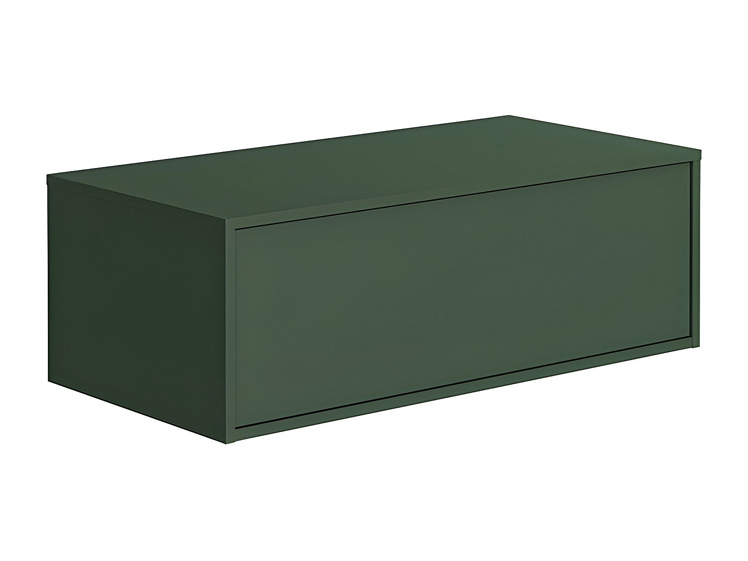 Szafka łazienkowa wisząca pod umywalkę - Zielony mat - 94 cm - TEANA II