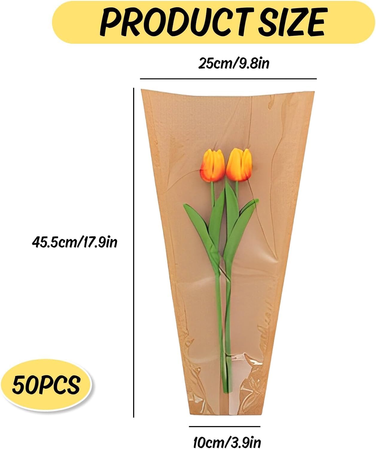 Bolsas transparentes para flores - Oferta Limitada en Stock