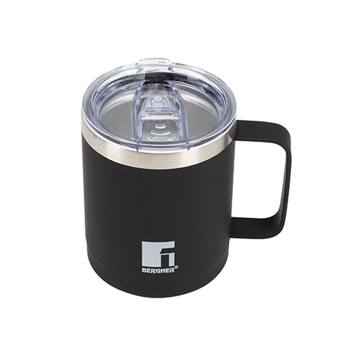 Tasse en Acier Inoxydable Bergner Coffe & Tea Lovers Noir 350 ml ...