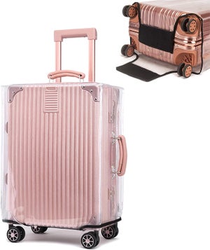Pour Valises Rigides à Roulettes SUZEYEN Housse De Bagage Transparente De 76 ,2 Cm – Protection Protege Valise De Voyage Soute