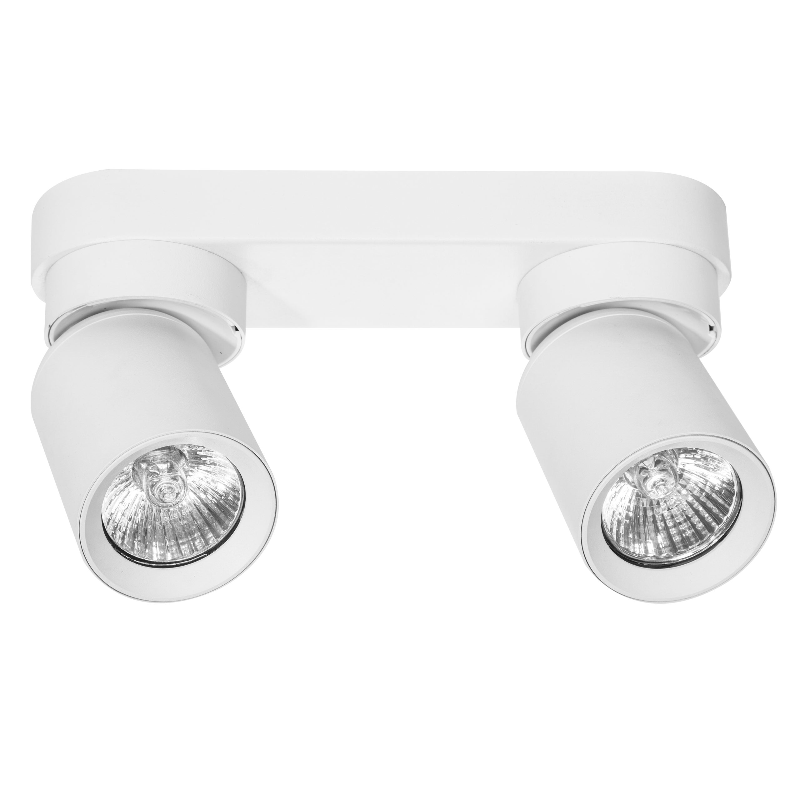 Kinkiet sufitowy podwójny GU10 LED Timo lampa światło ruchomy biały MasterLED
