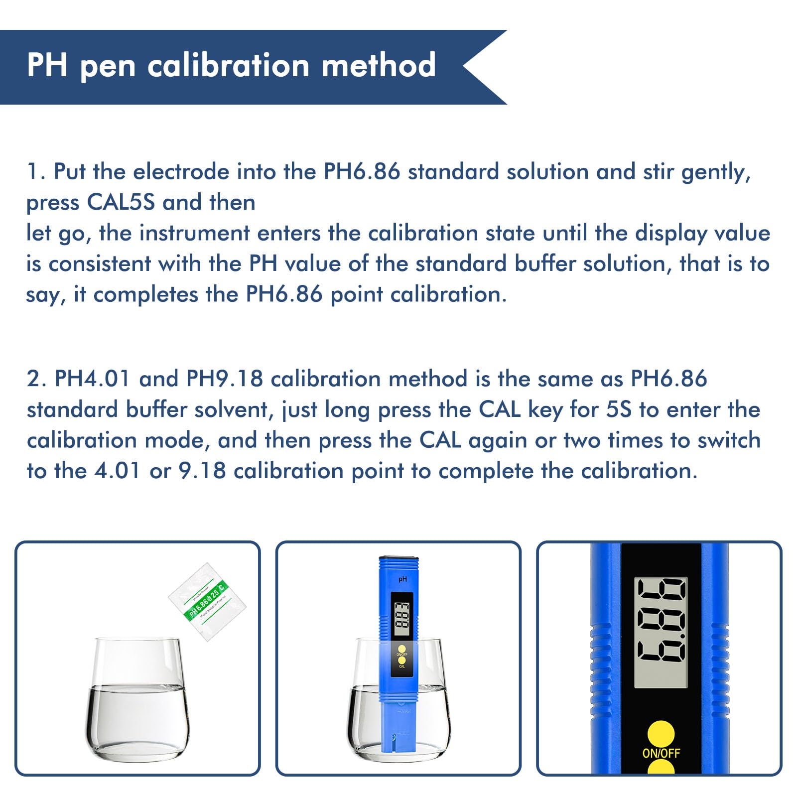 Testeur PH Piscine PH TDS&EC Mètre Température 4 en 1, Testeur pH Mètre Électronique, Testeur de qualité de l'eau pour Test Eau Piscines Piscine - 6