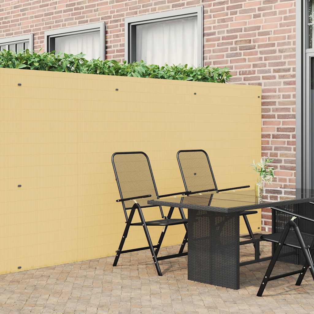 Ogrodzenie Ogrodowe Dwustronne Żółte 1,8x3 m PVC