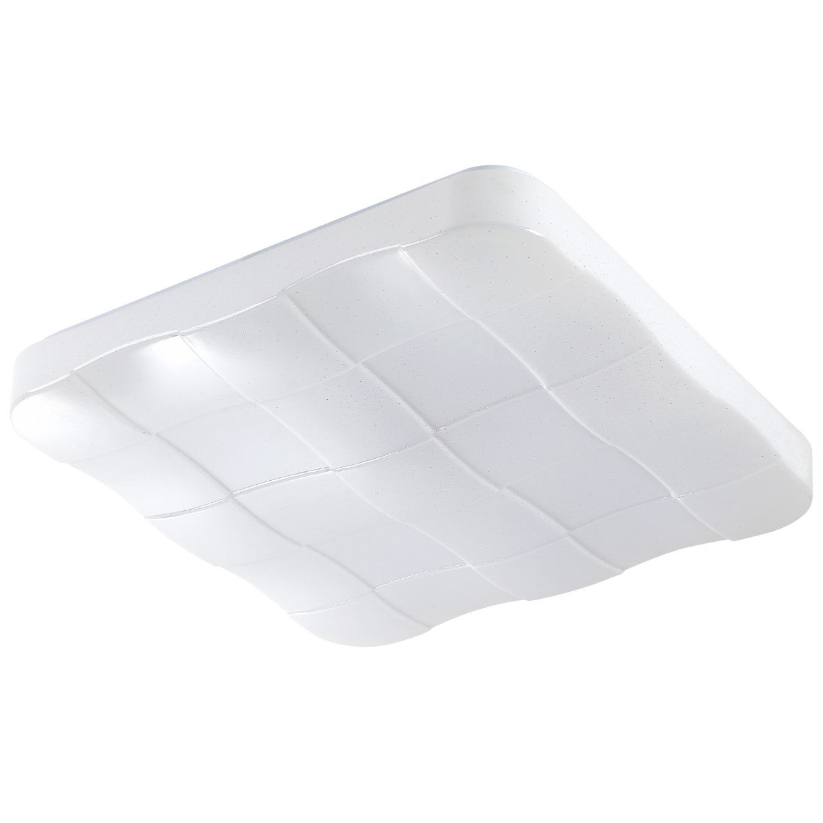 Plafon Polaris kwadratowy biały LED 72W 3000K-6500K 4320lm z pilotem wym: 6,5 x 43 cm IP20 tworzywo sztuczne Polux