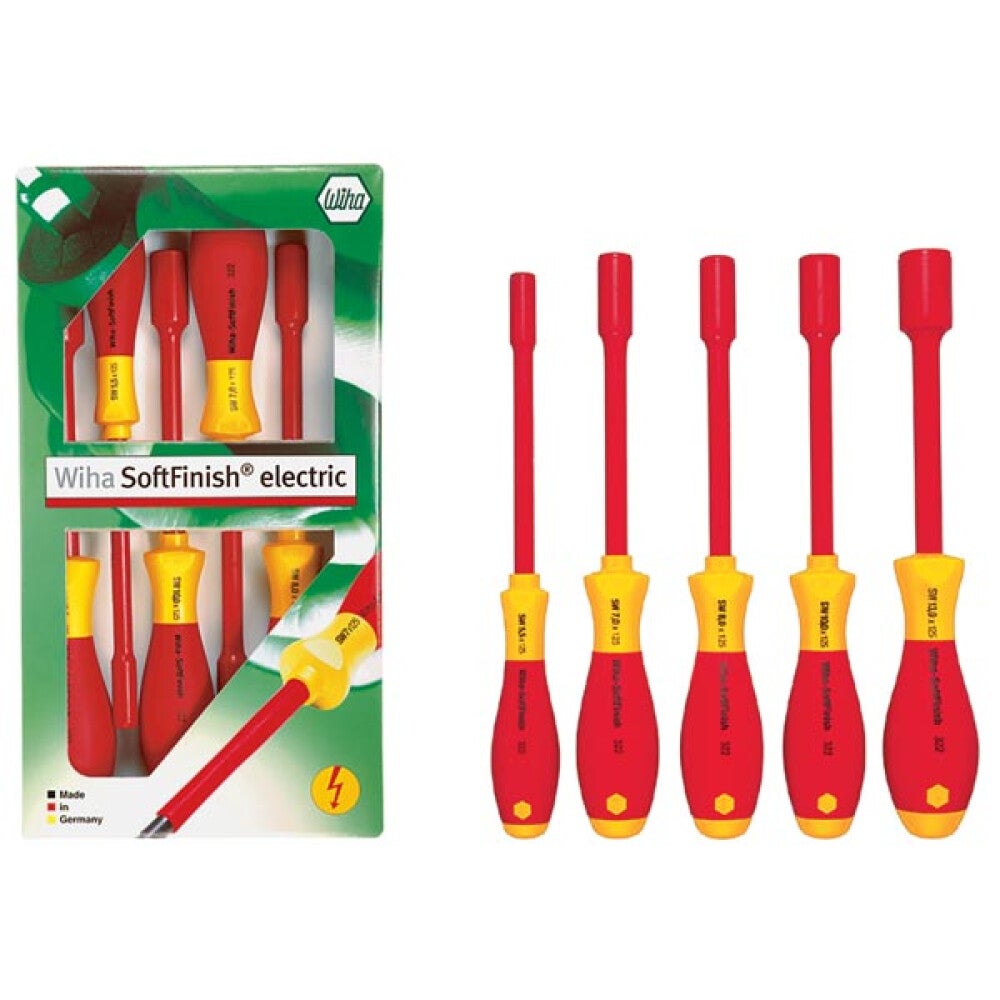Zestaw śrubokrętów Wiha SoftFinish 5 sztuk izolacja 1000 V